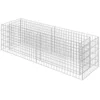 vidaXL Hochbeet Gabionen-Hochbeet Verzinkter Stahl 180×50×50 cm (1 St)...