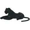 vidaXL Panther Kuscheltier Plüsch Schwarz XXL