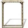 vidaXL Feuerholz-Lagerschuppen 150×44×176 cm Imprägniertes Kiefernholz