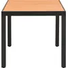 vidaXL Gartentisch Braun 80x80x74 cm Aluminium und WPC