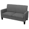 vidaXL Sofa 2-Sitzer aus Stoff fürs Wohnzimmer, Maße 135 x 65 x 76 cm ...