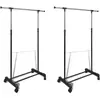 vidaXL, Garderobe + Kleiderstange, Ralunon (2 Stück 1 Kleiderstange)