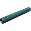 vidaXL Drahtzaun mit PVC-Beschichtung 25x0,75 m Grün