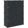 vidaXL, Kleiderschrank, Zamison (9 Fächer) (115 x 37 x 150 cm)