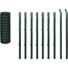 vidaXL Eurozaun Stahl 10x0,8 m Grün