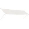 vidaXL Einziehbare Markise 400×150 cm Creme