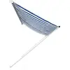 vidaXL Einziehbare Markise 350 x 150 cm Blau und Weiß