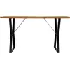 vidaXL Esstisch 140x80x76 cm Altholz Massiv