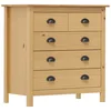 vidaXL Sideboard Sideboard Hill 79x40x80 cm Massivholz Kiefer (1 St)