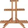 vidaXL Blumenständer 83x25x83 cm Tannenholz