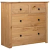 vidaXL Sideboard Sideboard 80x40x83 cm Kiefernholz Panama (1 St)