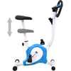 vidaXL Heimtrainer mit Riemenantrieb Blau