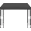 vidaXL Wand-Pavillon 3x3 m Anthrazit Stoff