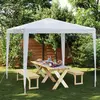vidaXL Partyzelt 2,5 x 2,5 m Weiß