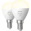 Philips Hue Kugellampe White E14 Doppelpack