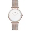 Cluse, Armbanduhr, Triomphe Mesh Rosé, Rosa, (Analoguhr, 33 mm)