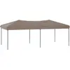 vidaXL Partyzelt Faltbar Taupe 3x6 m