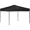 vidaXL Partyzelt Faltbar Schwarz 3x3 m