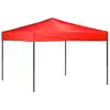 vidaXL Partyzelt Faltbar Rot 3x3 m