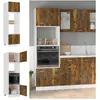 vidaXL, Regal, Nazonor (1x Mikrowellen-Unterschrank 60 cm) (60 x 57 x ...