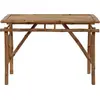 vidaXL Gartentisch Klappbar 115x50x75 cm Bambus