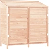 vidaXL Geräteschuppen 102x52x112 cm Massivholz Tanne