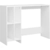 vidaXL Computertisch Weiß 102,5x35x75 cm Holzwerkstoff
