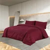vidaXL Bettbezug vidaXL Bettwäsche-Set Bordeauxrot 240x220 cm Leichte ...