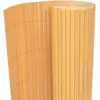 vidaXL Gartenzaun Doppelseitig 90x400 cm Gelb
