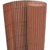 vidaXL Gartenzaun Doppelseitig 110x300 cm Braun