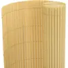 vidaXL Gartenzaun Doppelseitig 110x400 cm Gelb