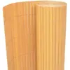 vidaXL Gartenzaun Doppelseitig 110x500 cm Gelb