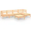 vidaXL 6-tlg. Garten-Lounge-Set Massivholz Kiefer
