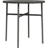 vidaXL Beistelltisch Grau 45 cm Poly Rattan