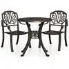 vidaXL 3-tlg. Bistro-Set Aluminiumguss Bronzen