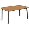 vidaXL 5-tlg. Garten-Essgruppe Poly Rattan Schwarz