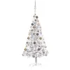 vidaXL, Weihnachtsbaum, Mads (mit 150 LEDs und roségoldenen Kugeln) (1...