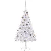 vidaXL, Weihnachtsbaum, Mads (mit 150 LEDs und roségoldenen Kugeln) (1...