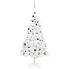 vidaXL, Weihnachtsbaum, Max (mit 120 goldenen/bronzenen Kugeln) (210 c...