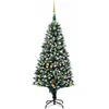 vidaXL, Weihnachtsbaum, Olivia (mit 61 goldenen/bronzenen Kugeln) (210...