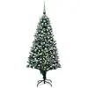 vidaXL, Weihnachtsbaum, Olivia (mit 61 weissen/grauen Kugeln) (210 cm)