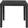 vidaXL Gartentisch Grau 79x65x72 cm Kunststoff