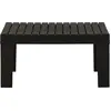 vidaXL Lounge-Gartentisch Kunststoff Grau