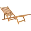 Sonnenliege aus Teak 55 x 69 x 161 cm