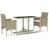 vidaXL, Gartentisch + Balkontisch, Remy (110 x 53 x 72 cm)