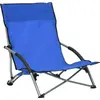 vidaXL Klappstühle, 2 Stück, blauer Stoff