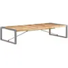 vidaXL, Couchtisch + Beistelltisch, Betenica (Raues Mangoholz) (180 x ...