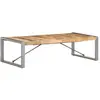 vidaXL, Couchtisch + Beistelltisch, Betenica (Raues Mangoholz) (140 x ...