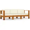vidaXL, Gartenlounge, Darana (3-Sitzer)