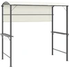 vidaXL Pavillon mit Dach 220x110x200 cm Creme